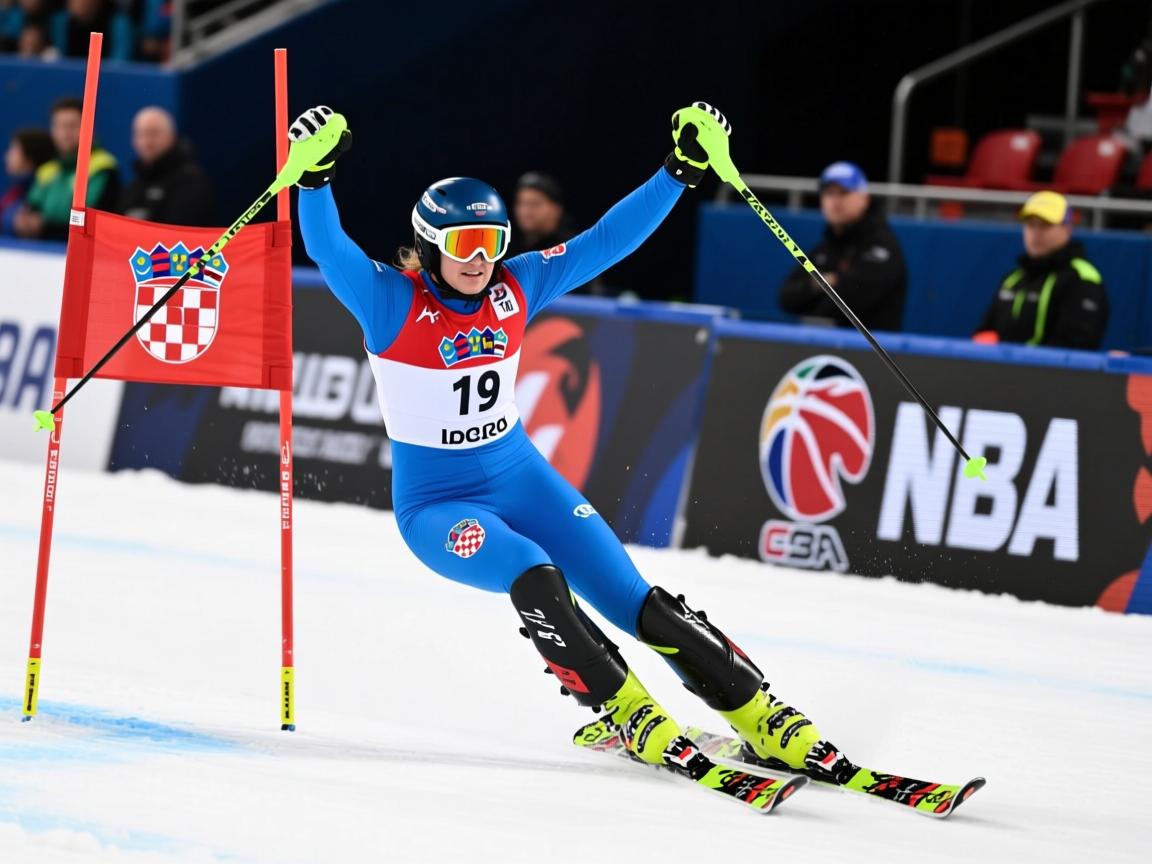 克罗地亚选手在滑雪比赛中取得好成绩